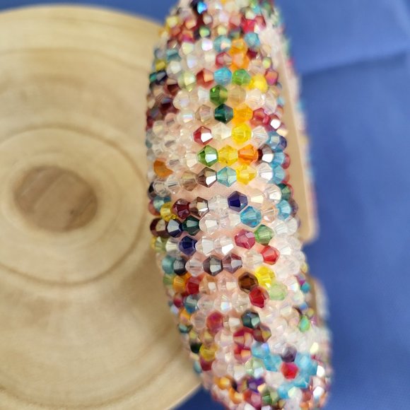 Multi color beaded headband - Picture 4 of 4